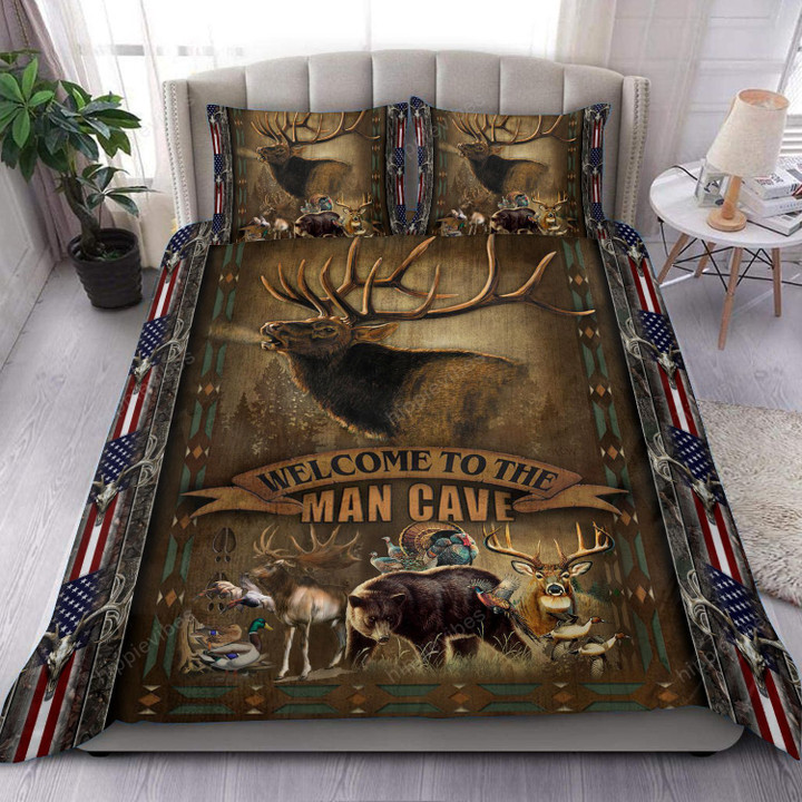 Good Things Come to Those Who Waits Hunting Bedding Set - RE