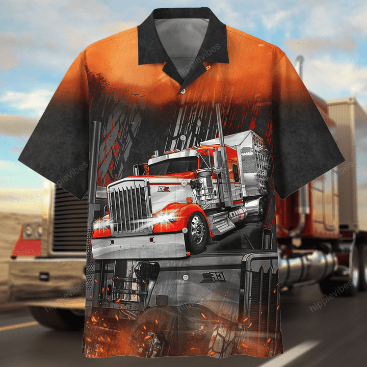 Truck Driver V3 Hawaiian Shirt