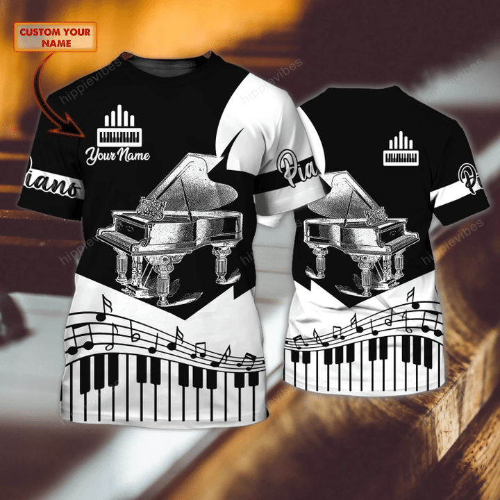 Piano Is The Best Of My Choice Custom T-shirt