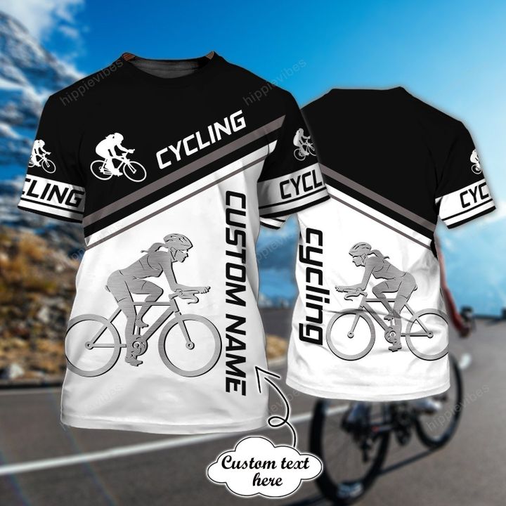 Cycling With My Team Custom T-shirt