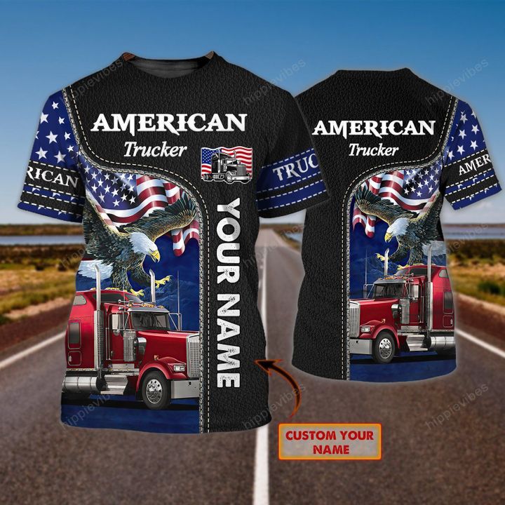 American Trucker Custom T-shirt