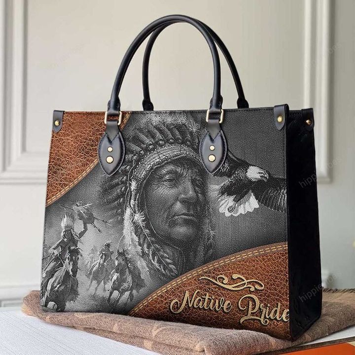 American Native Pride Leather Bag
