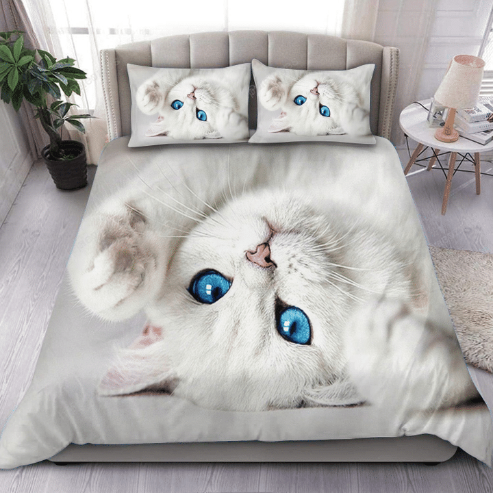 Cute Ragdoll Blue Eyes Cat Bedding Set