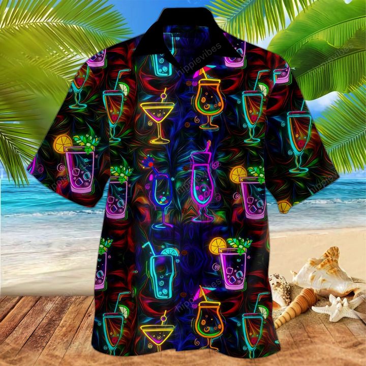 Colorful Cocktail Hawaiian Shirt
