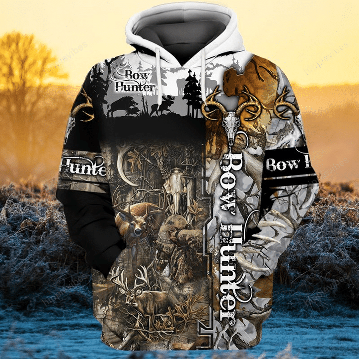 Bow Hunter 3D Over Printed Hoodie HPV01
