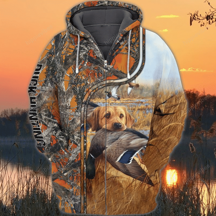 Duck Hunting 3D Over Printed Hoodie HPV01