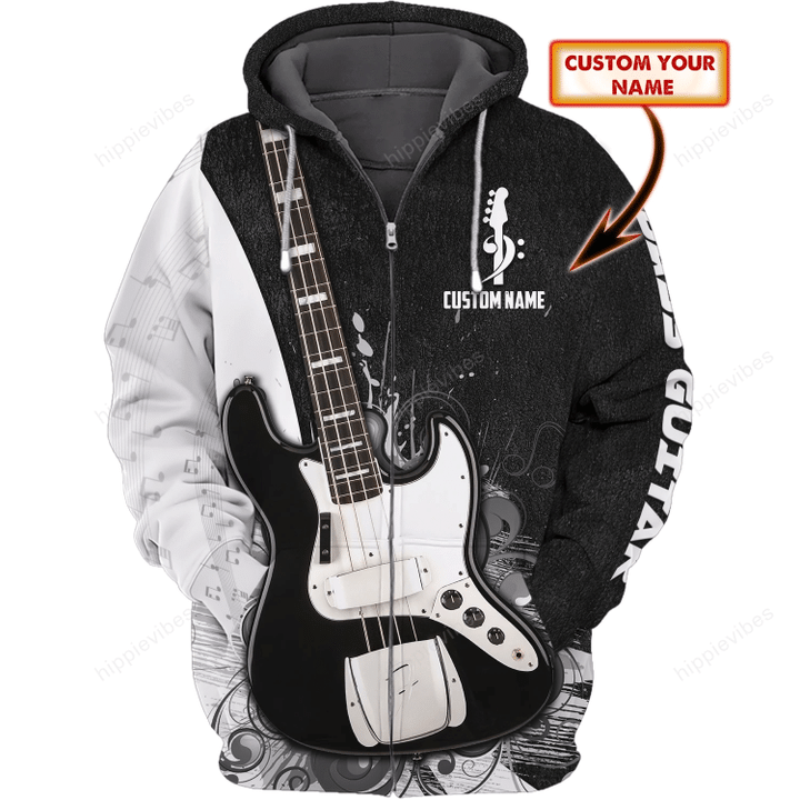 Bass Guitar 3D All Over Printed Custom Shirts