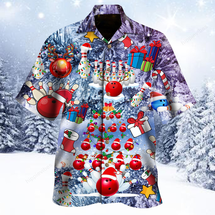 Play Bowling In Wonderful Time Of The Year Hawaiian Shirt RE