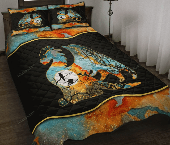 Earth Dragon Quilt Bed Set Twin
