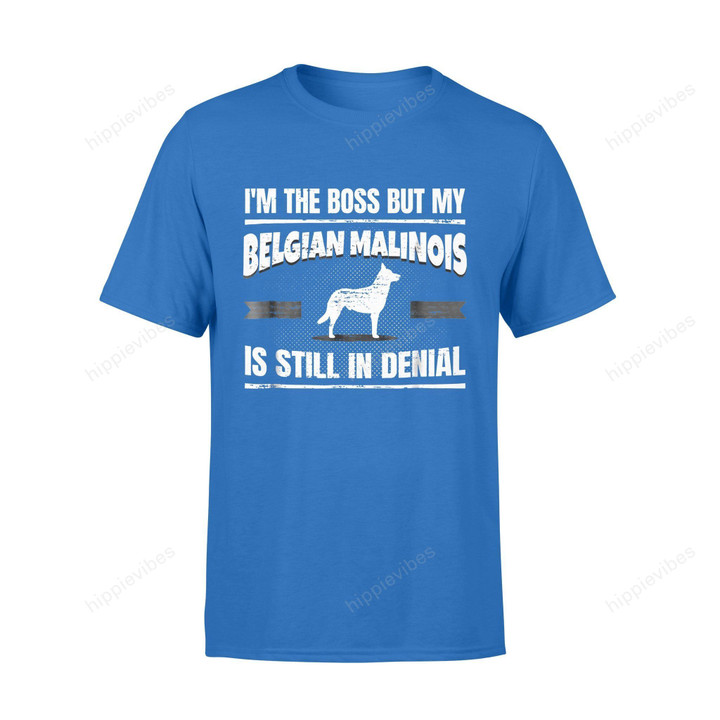 Dog Gift Idea Belgian Malinois Training Funny Lover T-Shirt - Standard T-Shirt S / Royal Dreamship