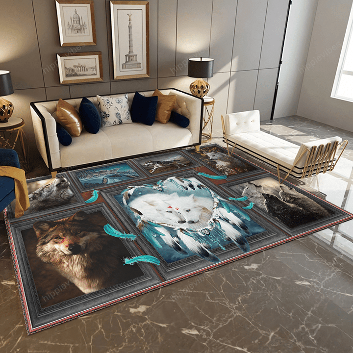 Wolfs 01 Area Rug Small