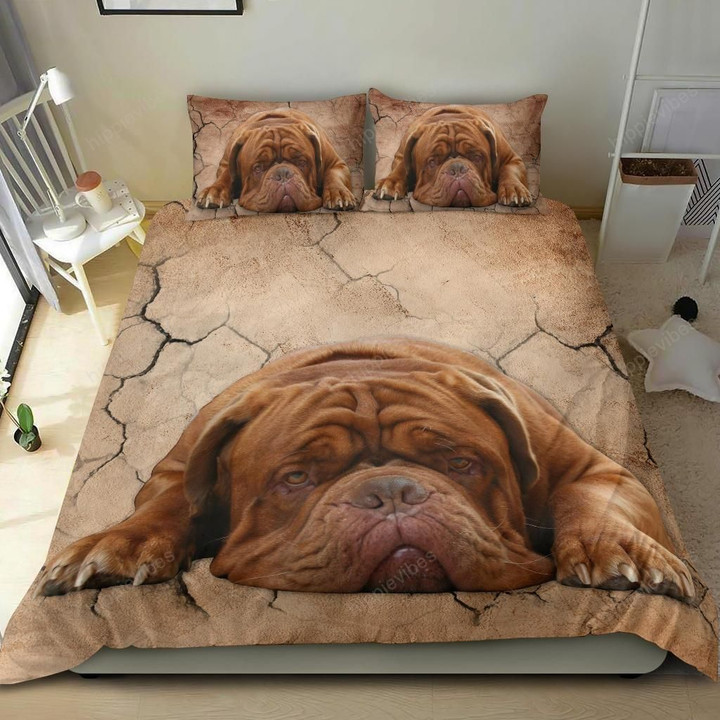 Dogue De Bordeaux French Mastiff Bedding Set Us Twin