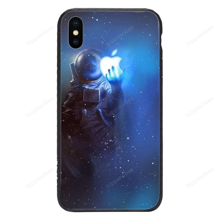Custom Glass Phone Case Cover Astronaut Iphone / X Collection