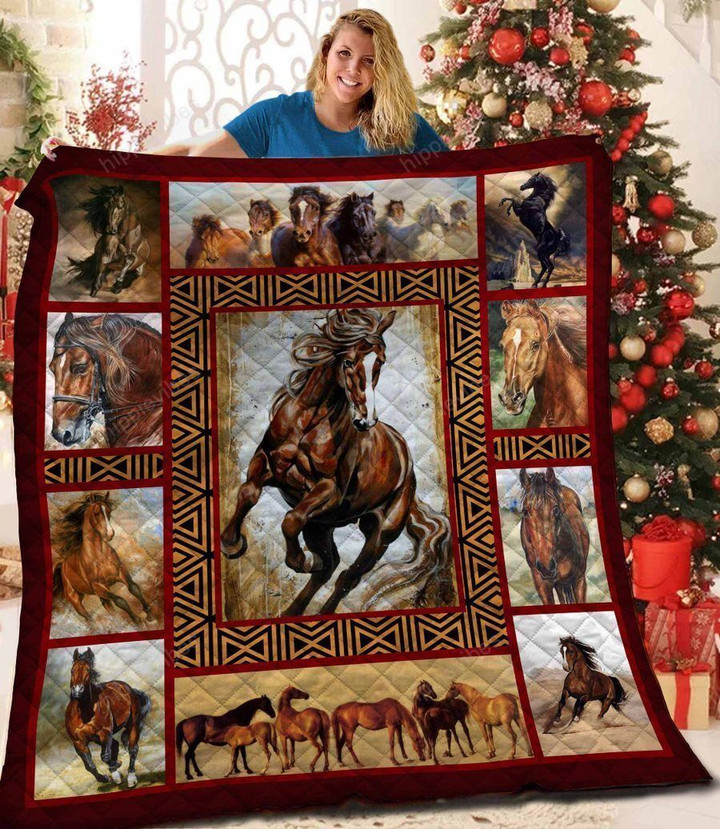 Horse 05 Quilt Twin