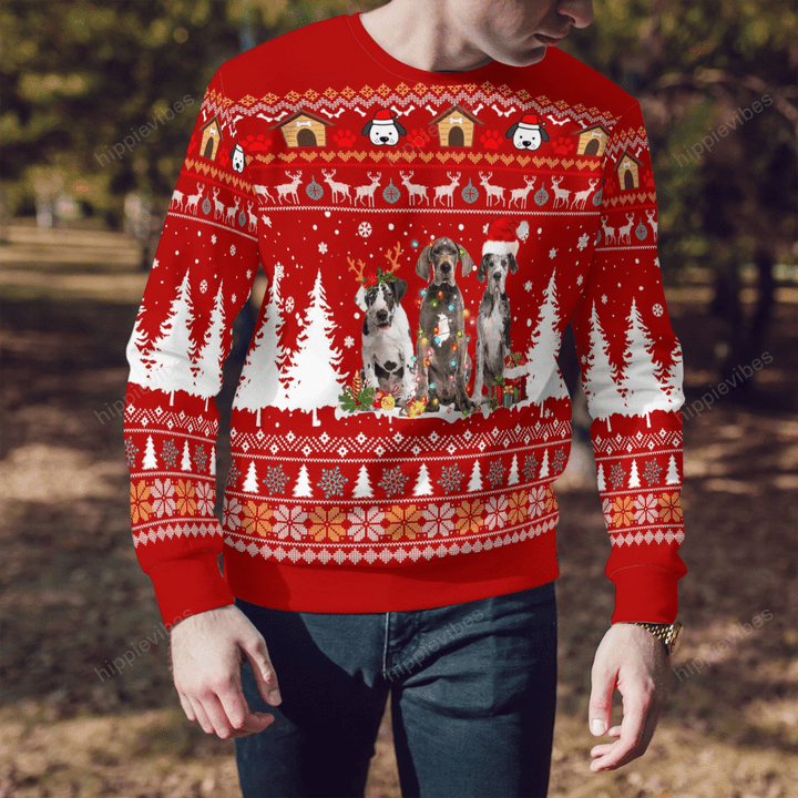 Great Dane Christmas Sweater