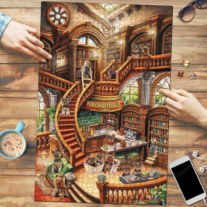 Yorkshire Terrier Coffee Shop - Puzzle