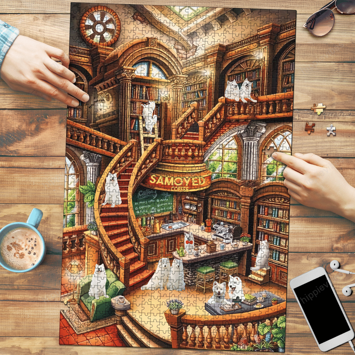 Samoyed Coffee Shop - Puzzle
