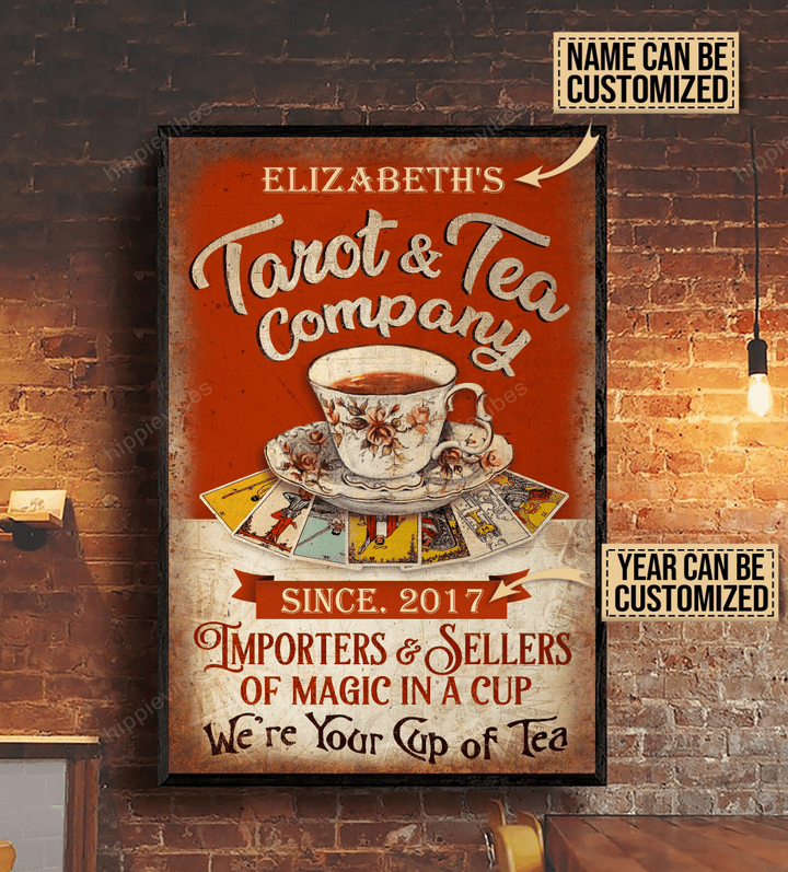 Personalized Tarot Tea Company Poster