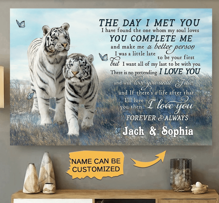 Tiger Couple The Day I Met You poster