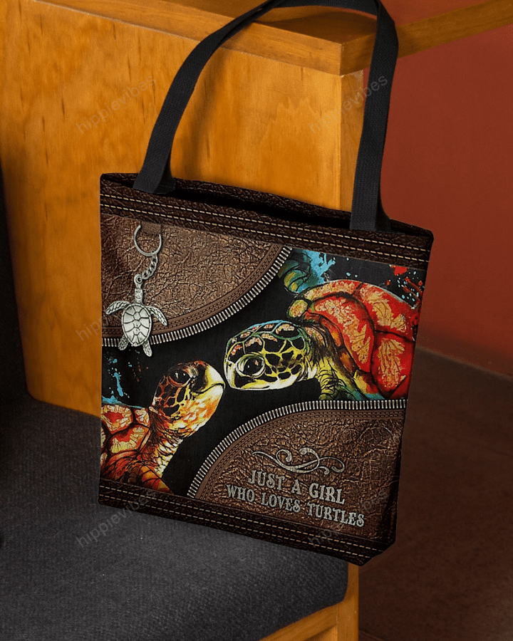 A Girl Who Loves Turtles All-Over Tote