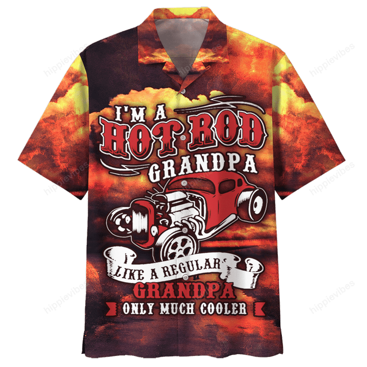 Hot Rod Grandpa Hawaii Shirt