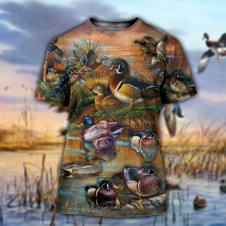 A Duck Will Be Bright And Try To Get Away From People T-shirt - RE