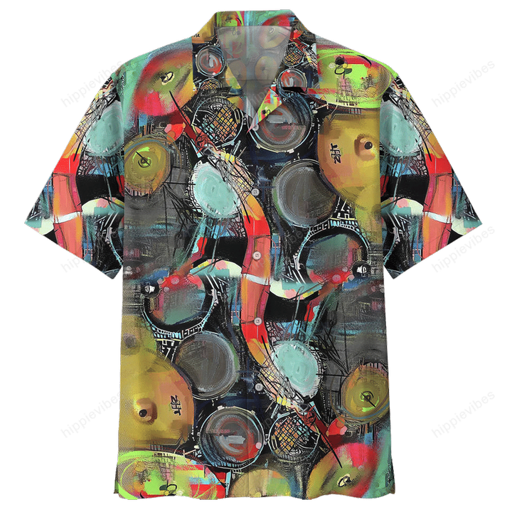 Drum Hawaiian Shirt 06