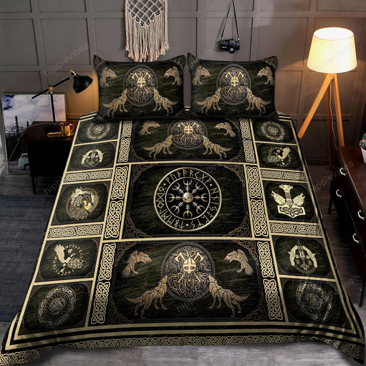 Golden Viking Bedding Set