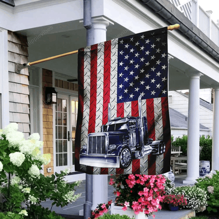 Proud Trucker American U.S. Flag Collection