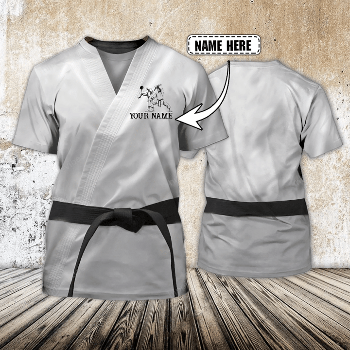 Karate Black Belt Custom T-shirt