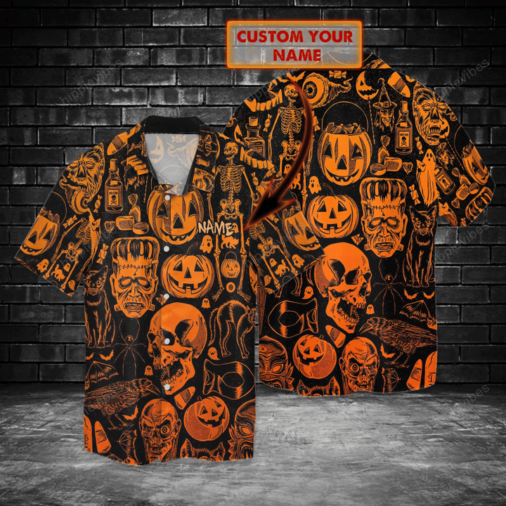 Halloween Horror Night Custom Hawaiian Shirt