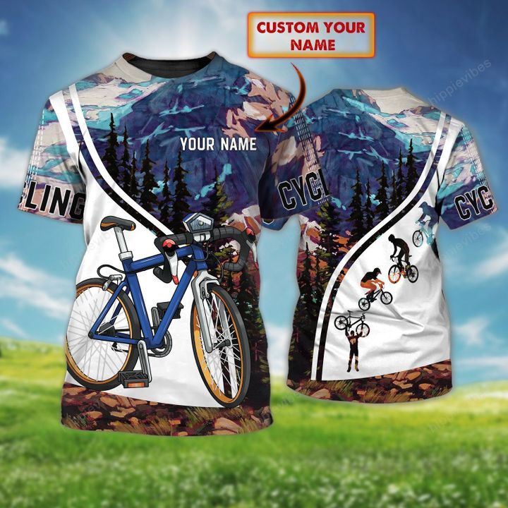 Mountain Cycling Team Custom T-shirt