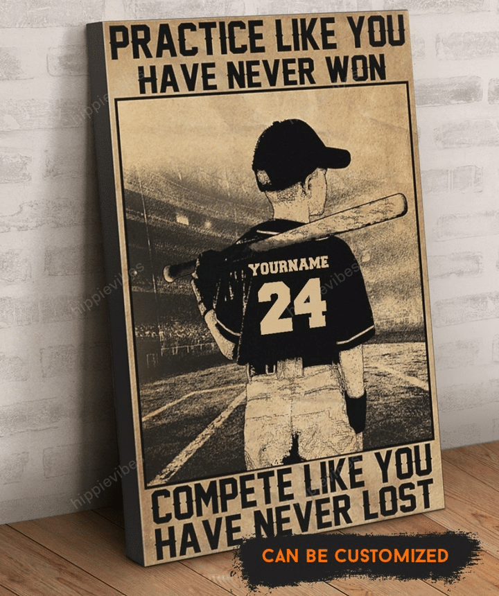 Baseball Batter - Never Lost Vertical Poster AV0001407