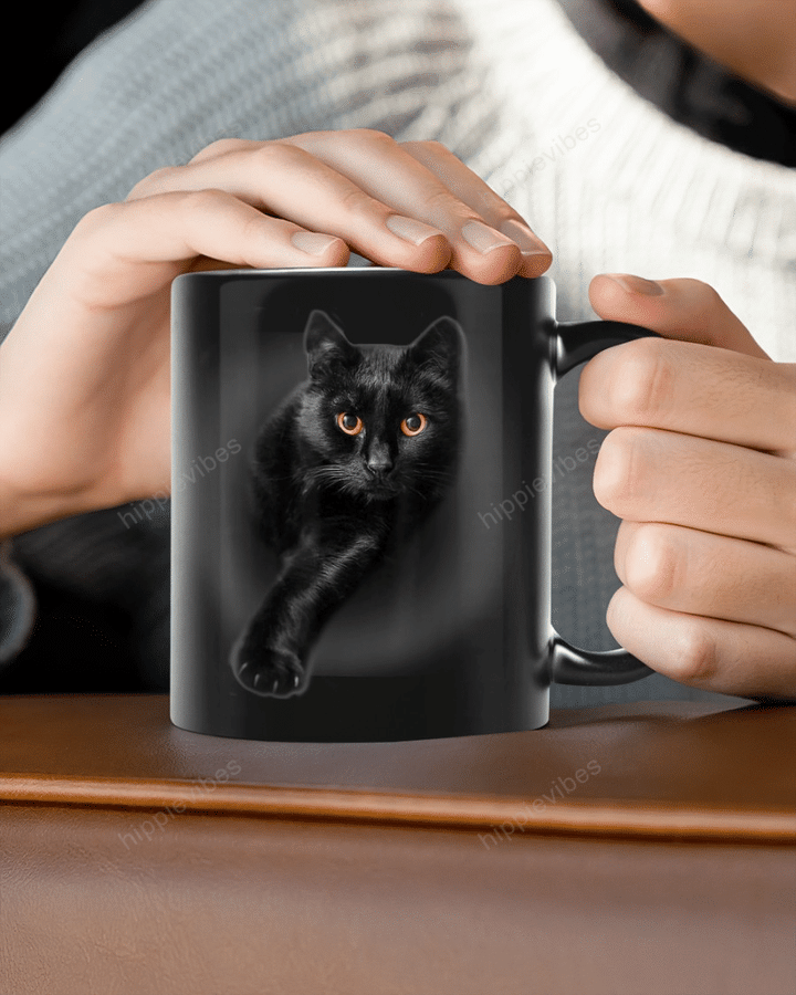 BLACK CAT MUG AV0001434