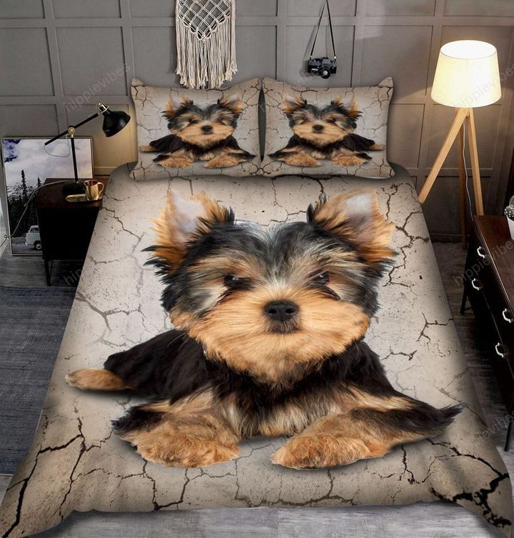 Yorkshire Terrier 3D All Over Printed Bedding Set