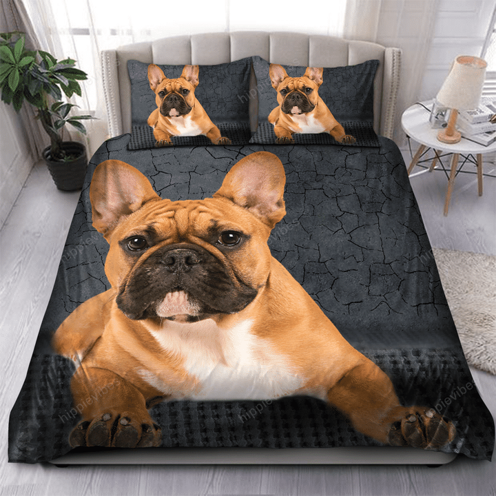 French Bulldog v2 Over Printed Bedding Set RE