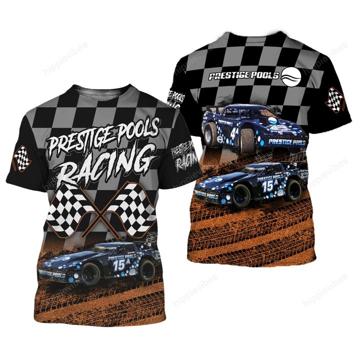 Prestige Pools Racing Custom T-shirt RE