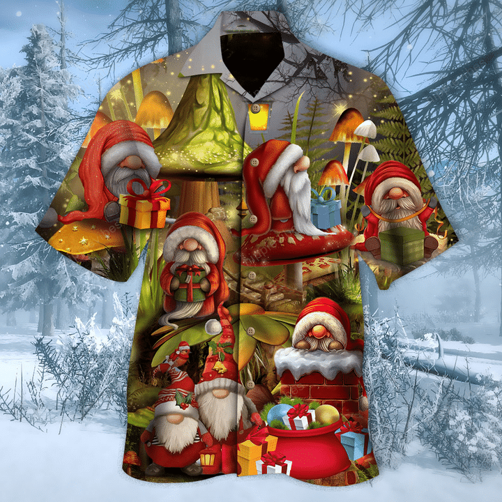 The Gift Of The Gnome Christmas Hawaii Shirt RE