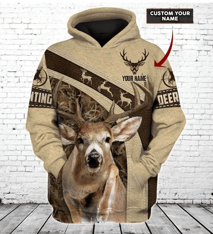 Deer Hunting V13 3D All Over Printed Custom Hoodie
