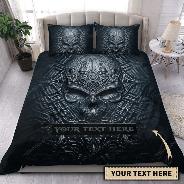 Skull Customized Over Printed Bedding Set