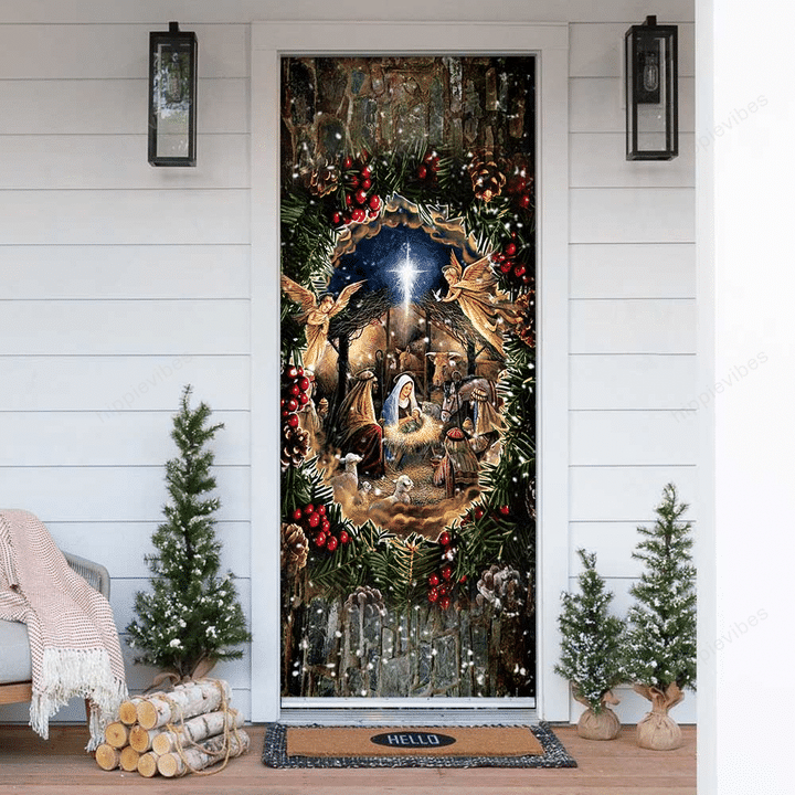 Jesus Is Born Door Cover