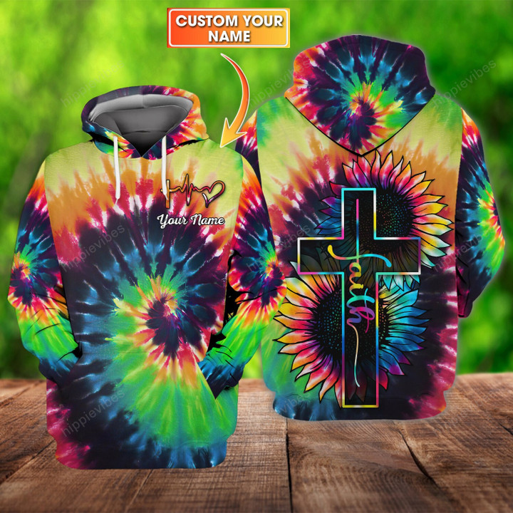Colorful Faith 3D All Over Printed Custom Hoodie