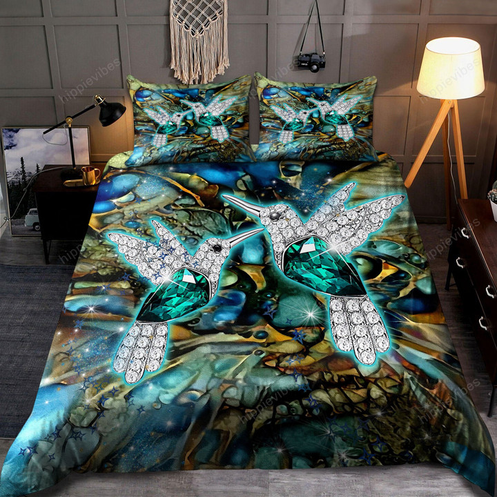 Twinkle Hummingbird 3D All Over Printed Bedding Set