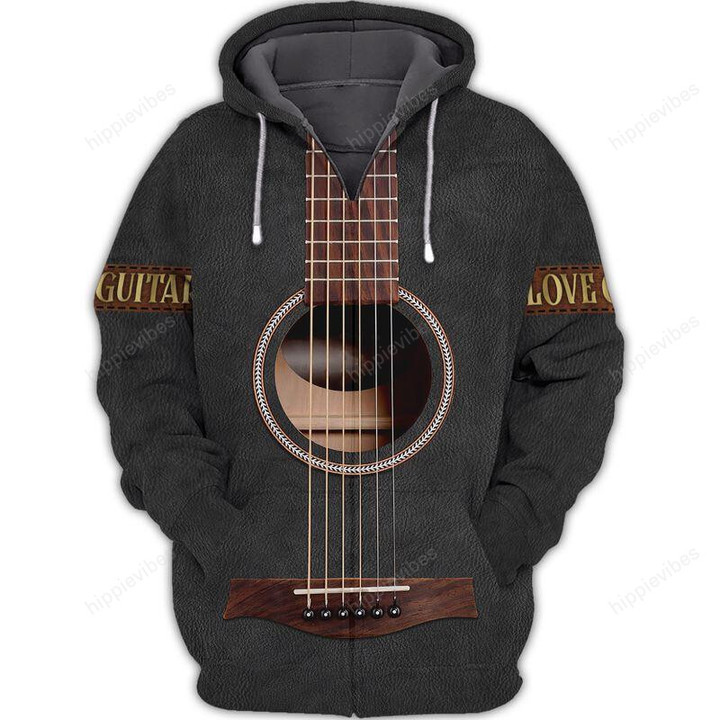 Classical Guitar V1 3D All Over Printed Shirts
