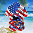 Hawaiian Aloha Shirts Wrestling American Flag - 2