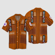 Hawaiian Aloha Shirts Native American Orange - 2