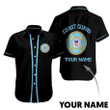US Coast guard custom name Hawaiian Aloha Shirts KV - 1