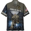 Army Helmet Honor The Fallen US Army Unisex Hawaiian Shirts - 1