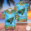 Hawaiian Aloha Shirts Sea Turtle Lose My Mind And Find My Soul - 1