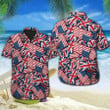 Hawaiian Aloha Shirts Bristish American Flag 4th Of July - 1